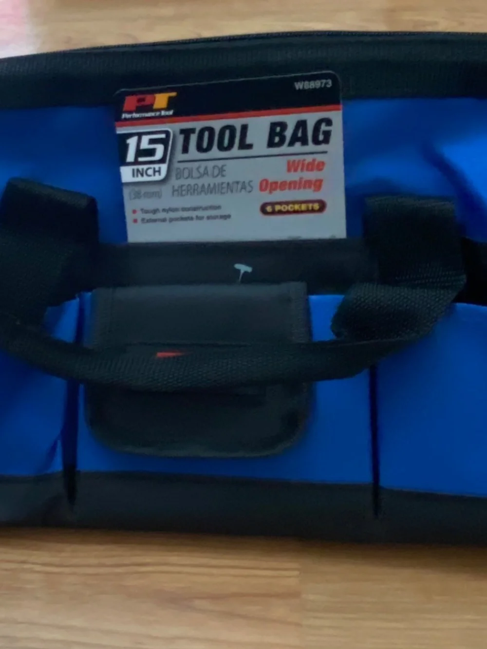 Performance Tool W88973 15-Inch Wide Opening Tool Bag | Exterior Pockets For Too